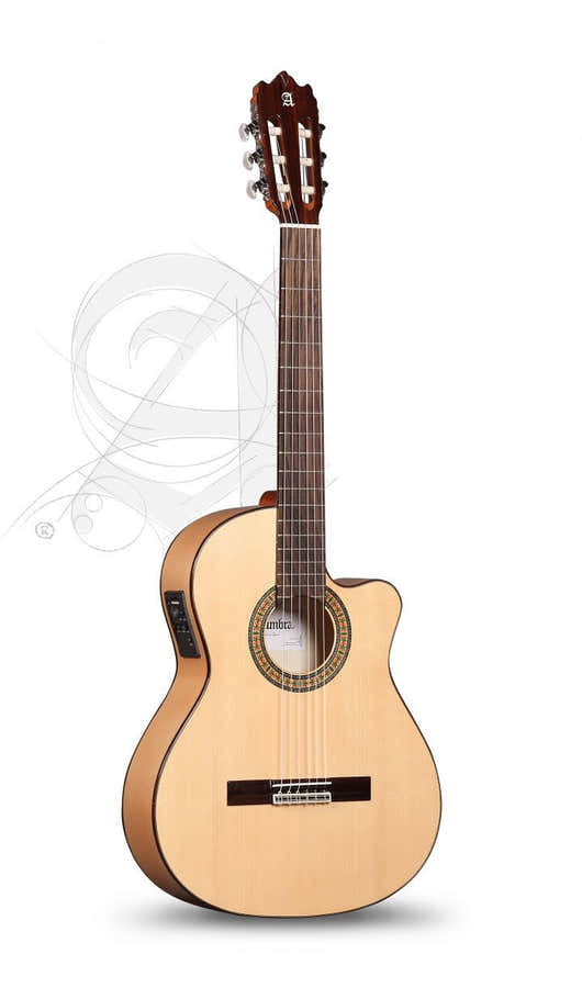 Student 3F Cw E1 Flamenco + 9738 25mm Gigbag