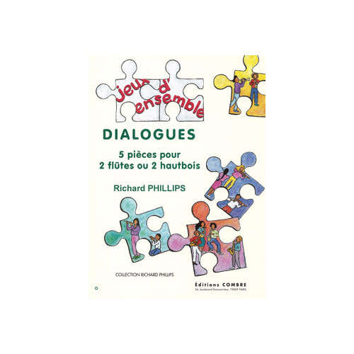 Combre Phillips - Dialogues (5 Pièces) - 2 Flûtes Ou 2 Hautbois