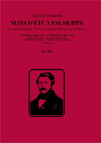 Ricordi DONIZETTI G. - NUITS D'ETE A PAUSILIPPE - CHANT ET PIANO