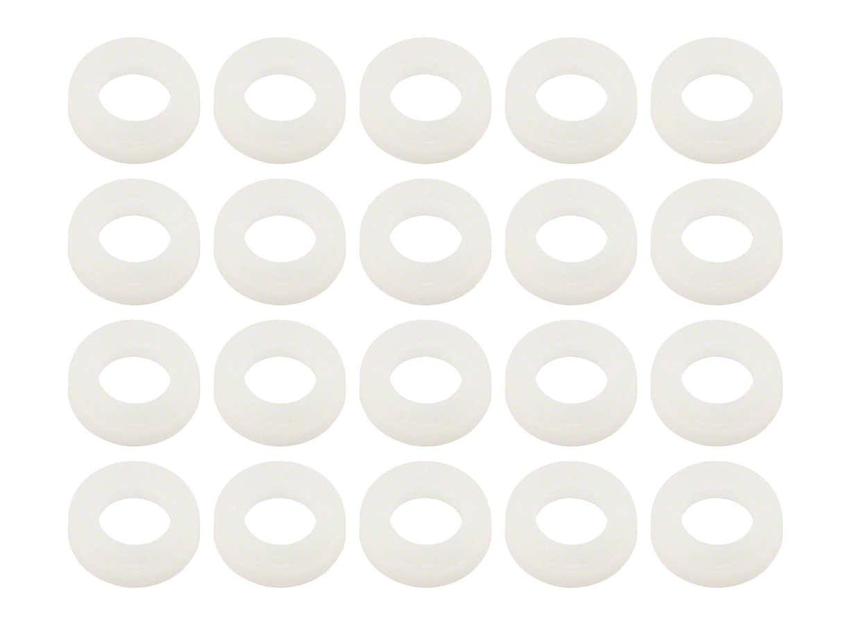 CB-W - NYLON WASHER FOR TENSION RODS - WHITE (X20)