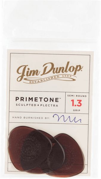 Dunlop 3 x 1,30mm Primetone Semi-Round Grip