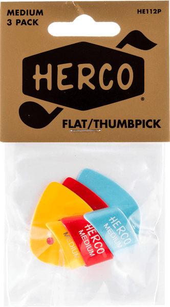 Herco Bag of 3 Medium Thumb Picks
