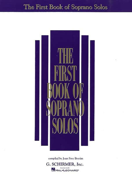 Schirmer THE FIRST BOOK OF SOPRANO SOLOS - SOPRANO