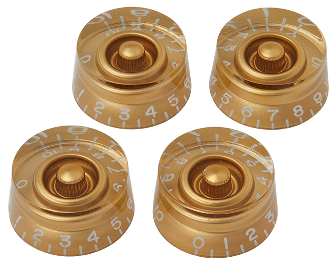 PARTS SPEED KNOBS 4 PACK GOLD