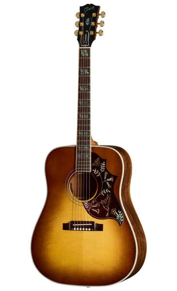 Gibson Acoustic Hummingbird Elegant Koa Honey Burst Modern
