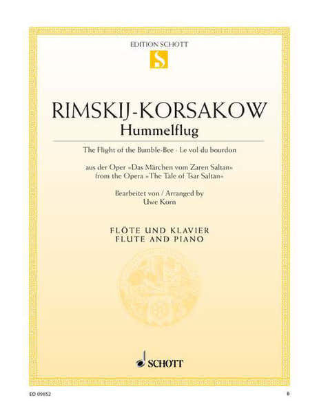 Schott RIMSKY-korsakov - Vol Du Bourdon - Flute et Piano