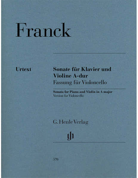 Henle Verlag Franck C. - Violin Sonata - Version For Violoncello