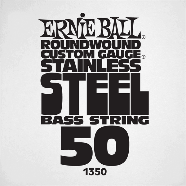 Ernie Ball .050 STAINLESS STEEL ELECTRIC BASS STRING SINGLE