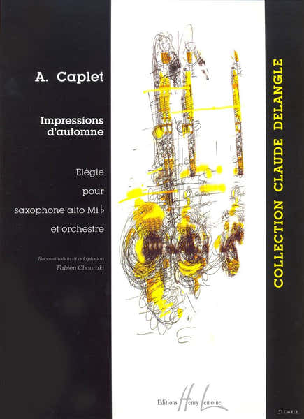 Lemoine Caplet Andre - Ressions D'Automne - Saxophone Piano