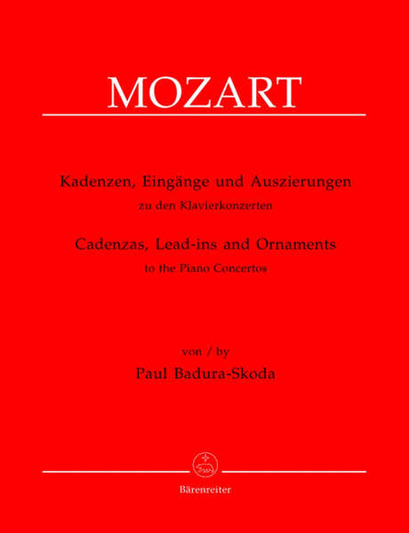 Barenreiter BADURA-skoda Paul - Cadences et Introductions Aux Concertos Pour Piano De W.a. Mozart - Piano