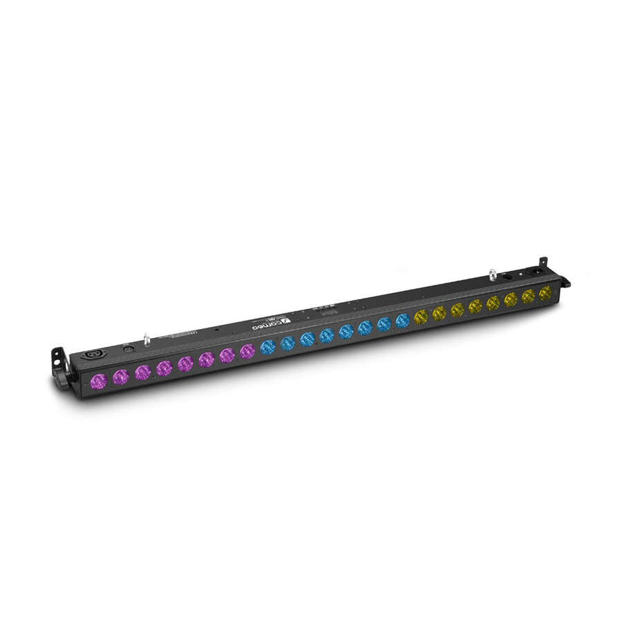 TRIBAR 400 IR - TRICOLOR LED BAR (RGB) 24 X 3 W BLACK BOX WITH INFRARED REMOTE CONTROL