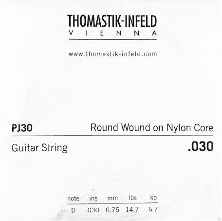 Thomastik JOHN PEARSE FOLK SERIES LIGHT RE4 CLASSICAL GUITAR STRINGS .030
