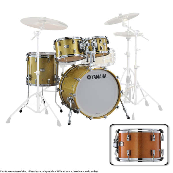 Yamaha Absolute Hybrid Maple Fusion Fusion 20 Orange Sparkle