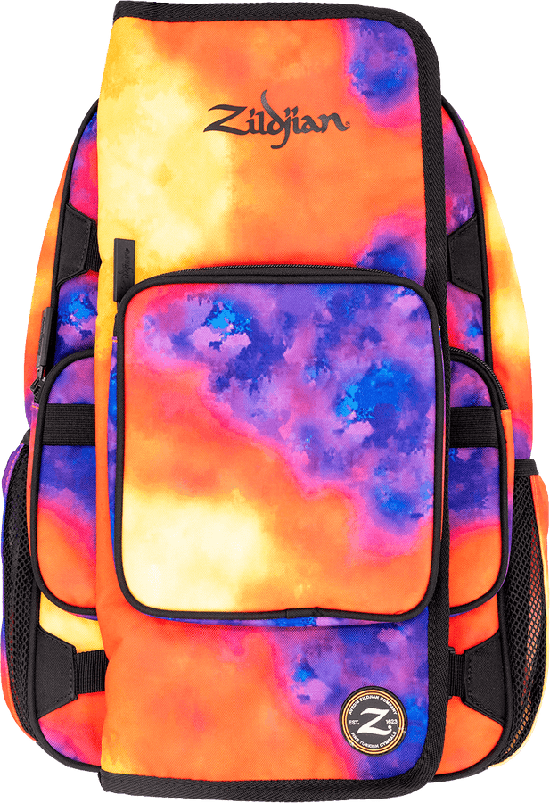 Student Backpack Orange Burst