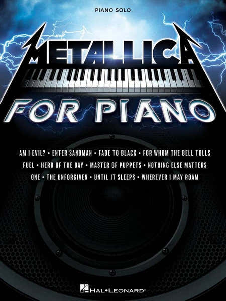 Hal Leonard Metallica For Piano Solo
