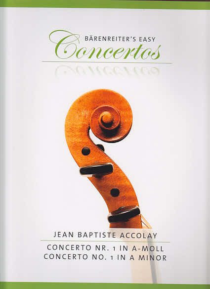 Barenreiter ACCOLAY JEAN BAPTISTE - CONCERTO N°1 IN A-MOLL