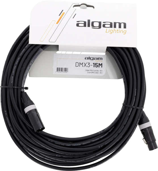 Algam Lighting DMX cable 3-pin - 15M