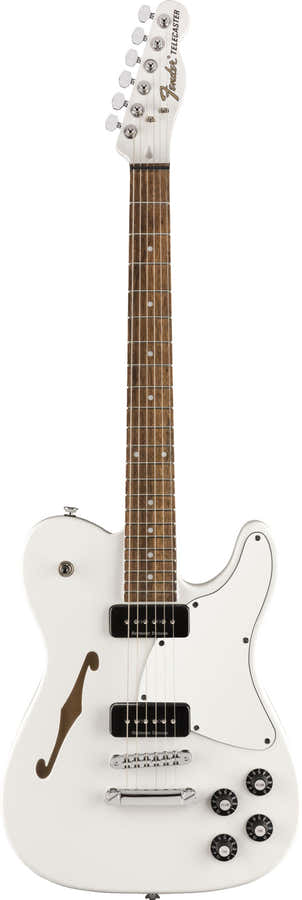 Telecaster JA-90 Thinline Signature Jim Adkins LRL White