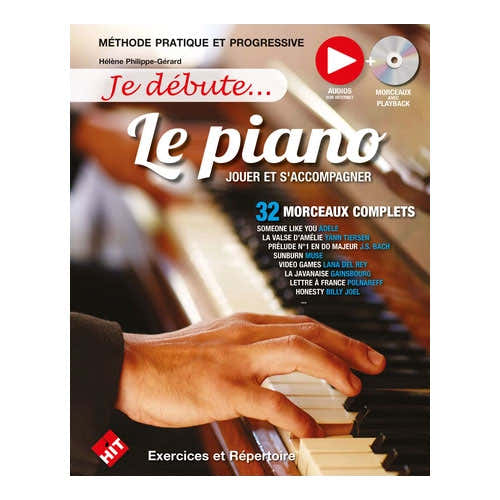 Hit Diffusion Je Débute Le Piano - Philippe-Gérard