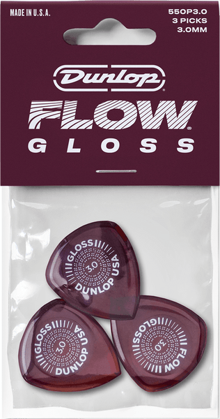 Dunlop 3 x 3,00mm Flow Gloss