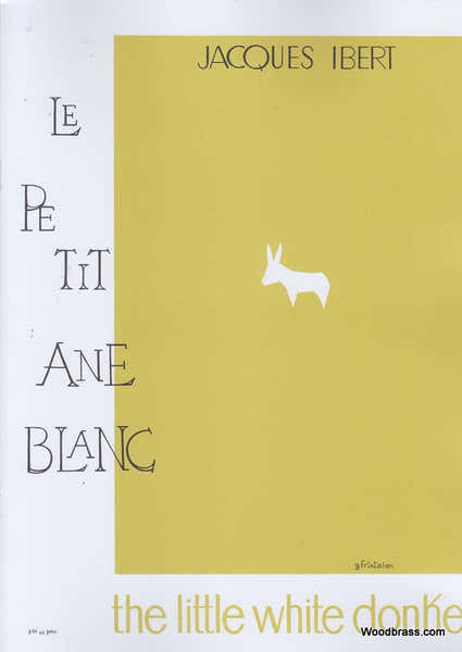 Leduc Ibert J. - Histoires N°2 - Le Petit Ane Blanc - Flute et Piano