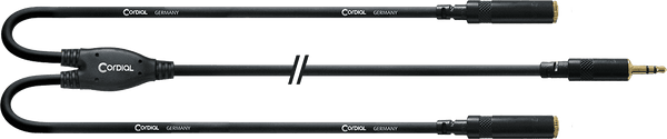 Y Splitter Cable Minijack Stereo/2 Minijack Female 30 CM