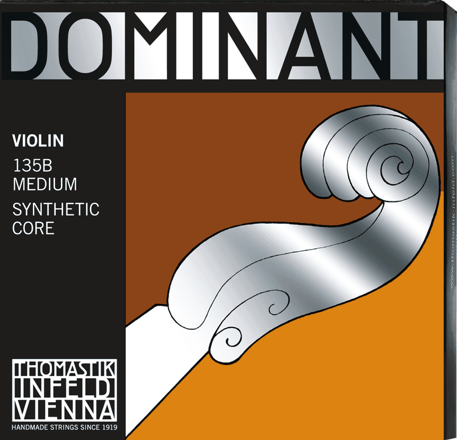 4/4 DOMINANT VIOLIN SET MEDIUM TENSION 135B