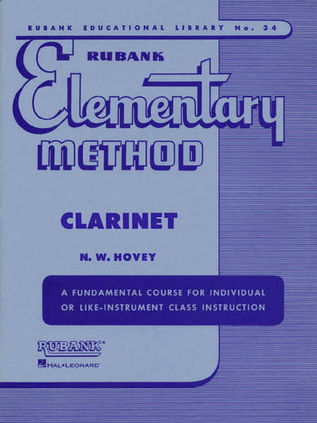 Hal Leonard N.W. Hovey - Rubank Elementary Method Clarinet