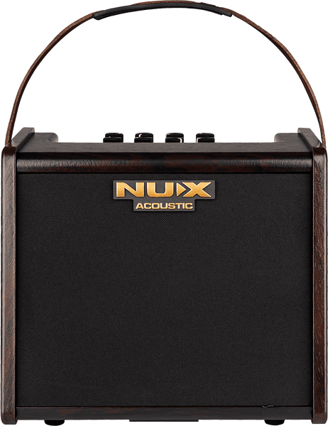 Nux 25 WATT ACOUSTIC AMP ON 2 CHANNEL BATTERY + EFFECTS