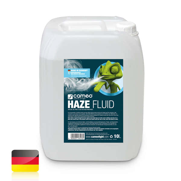 Cameo HAZE FLUID 10L - FOG LIQUID FOR FINE AND LONG-LASTING SMOKE - OIL FREE - 10 L