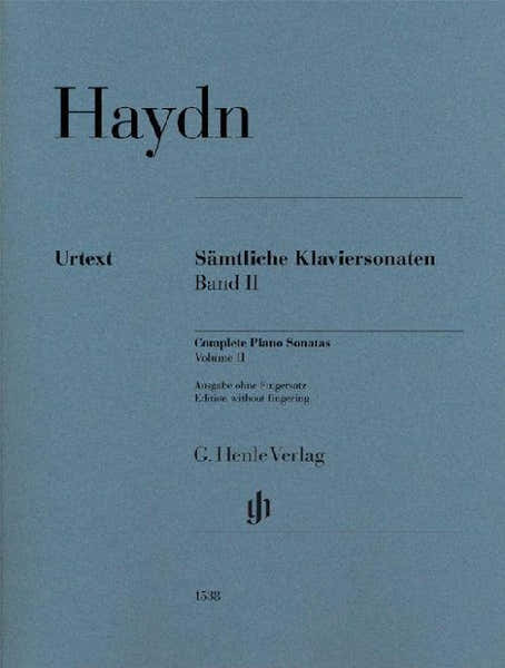Henle Verlag Joseph Haydn - Complete Piano Sonatas Volume Ii
