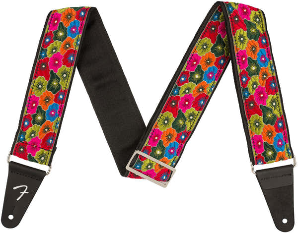 Fender Wild Bloom Strap, Green, 2"