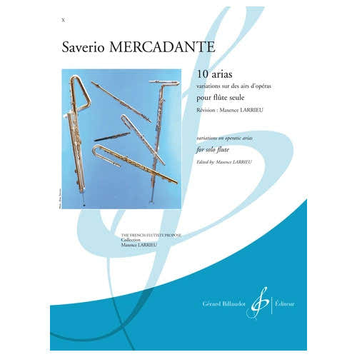 Mercade G. - 10 Arias Variations Sur Des Airs D' - Flûte