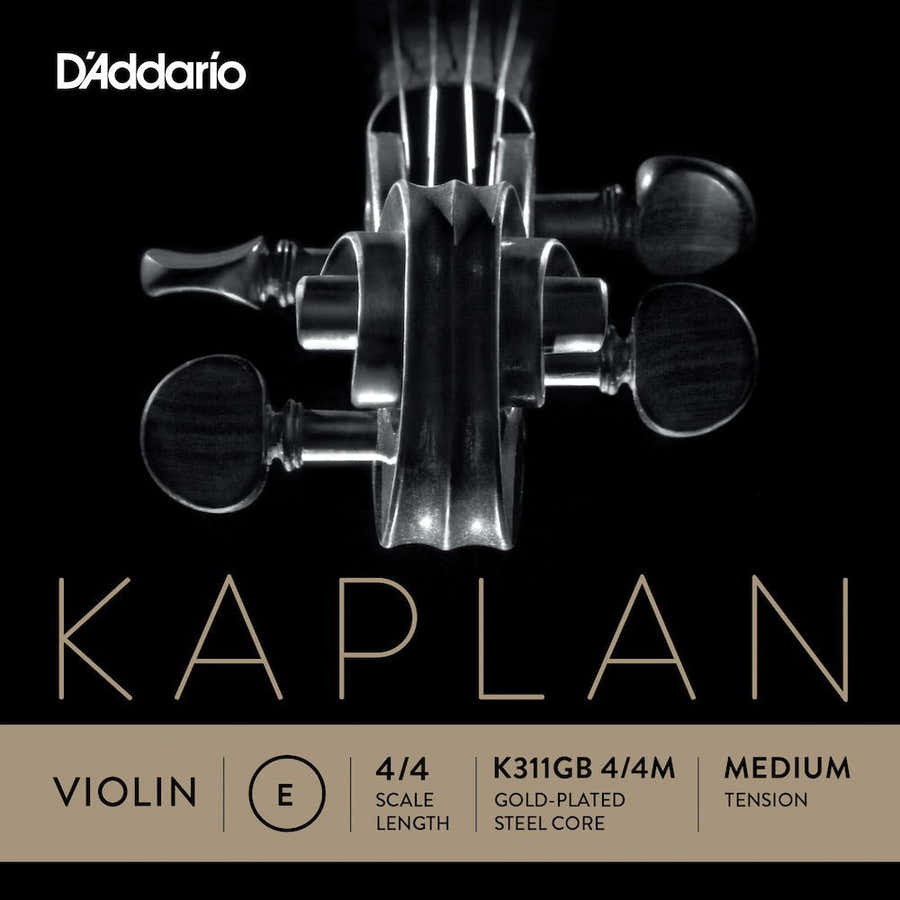 String (E) Gold-Plated Kaplan Ball End Neck 4/4 Medium