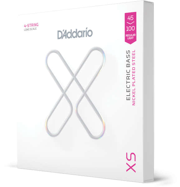 D'ADDARIO XSB45100 45-100 Regular Light, Long Scale Coated