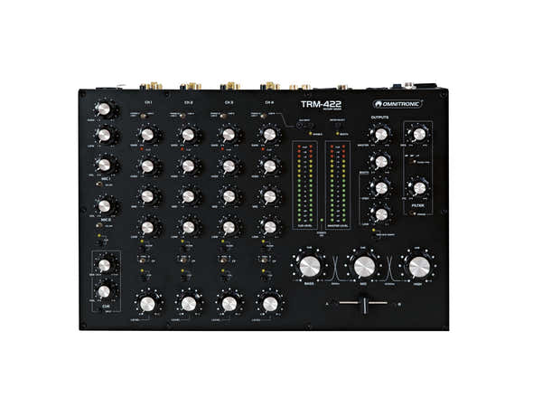 OMNITRONIC DJ TRM-422M - 4-Channel Rotary Mixer