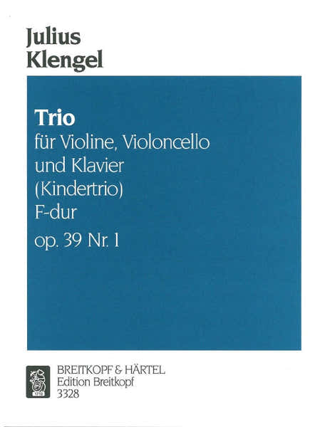 Edition Breitkopf Klengel - Kindertrio F-dur Op. 39 NR. 1