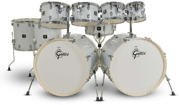 Drum Set Energy White Pearl