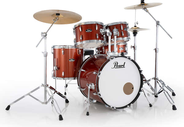 Pearl Roadshow+ rock 22 + B-50 + Pack Sabian Solar Burnt Orange Sparkle