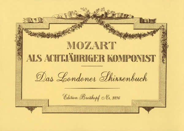 Edition Breitkopf Mozart Wolfgang Amadeus - Als Achtjahriger Komponist - Piano