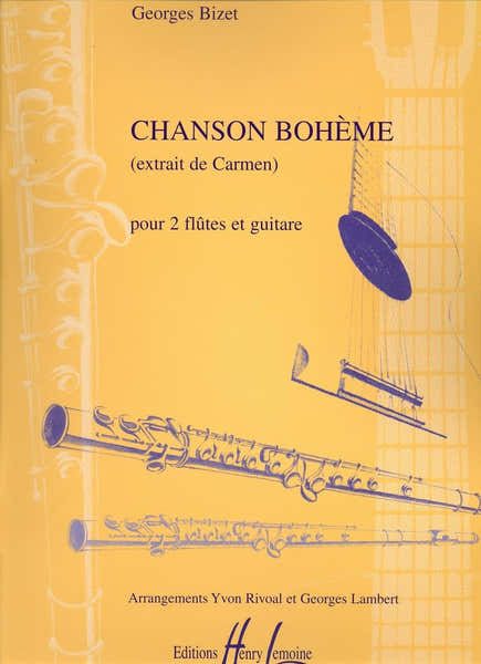 Lemoine Bizet - Chanson Bohème - 2 Flûtes et Guitare