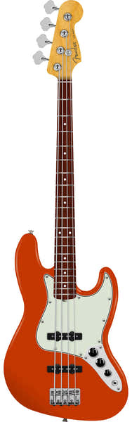 Fender Jazz Bass Player II RW Rallye Orange
