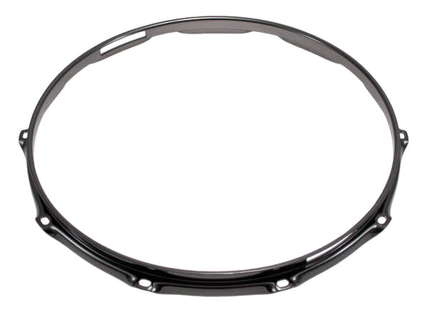 Sparedrum H23-14-10S-BK - 14" 10 HOLES SNARE SIDE BLACK 2.3MM SUPER TRIPLE FLANGE DRUM HOOP