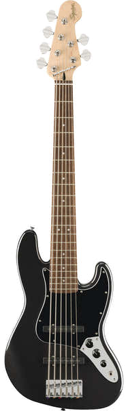 Squier Jazz Bass Vi Affinity Lrl Black Metallic