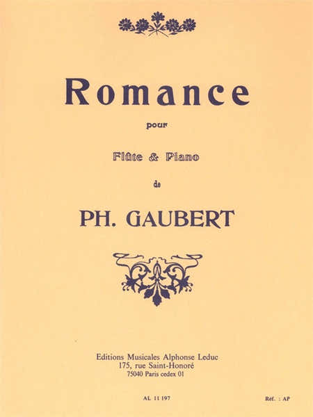 Leduc Romance pour flûte et piano