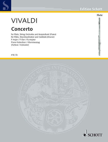 Schott Vivaldi Concerto ?La Tempesta Di Mare? F Major Opus 10-1 - Rv433 (Flte / Piano)