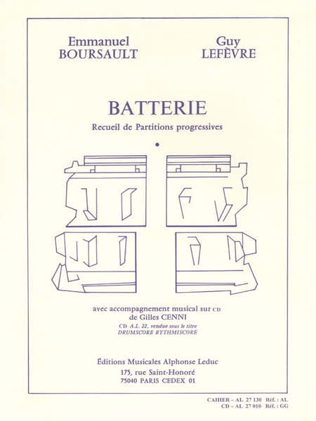 Leduc Batterie - Recueil de Partitions Progressives