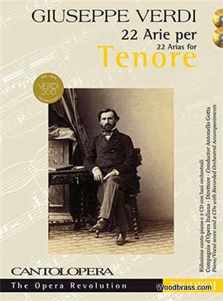 CANTOLOPERA - VERDI G. - 22 ARIAS FOR TENOR + CD