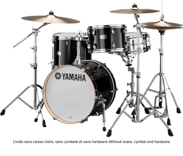 Yamaha STAGE CUSTOM BIRCH - BOP KIT - RAVEN BLACK - (WITHOUT HARDWARE)