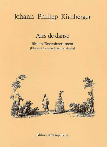 Edition Breitkopf Kirnberger Johann Philipp - Airs De Danse - Piano